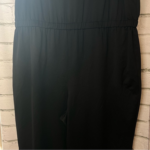 Michael Kors Black Ostrich Feather Jumpsuit, Elastic Waist, NWT! - Picture 3 of 6